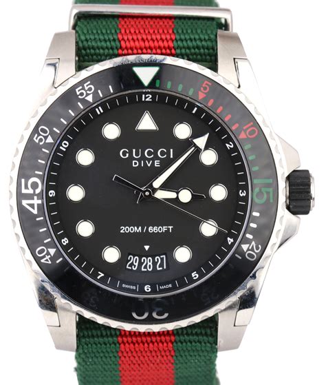 gucci dive watch 136.2|gucci dive men's watch.